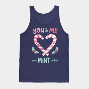 Mint To Be Christmas Candy Canes Tank Top